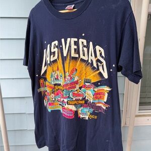 Las Vegas Graphic Tee - Multicolor on Navy